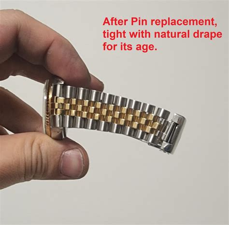 rolex jubilee bracelet stretch repair|rolex jubilee bracelet replacement cost.